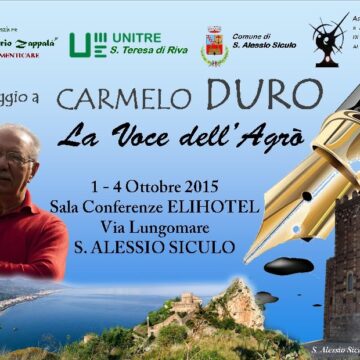 c_duro Omaggio a Carmelo Duro – Due serate e una mostra per ricordare “La Voce dell’Agrò”