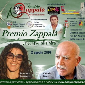 XIV Edizione PREMIO ZAPPALA’ 2019 – Presentazione Evento