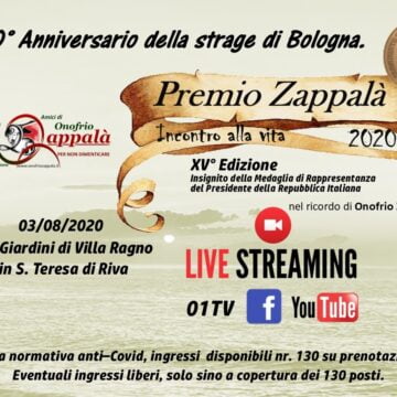 promo_sito_40° XV Edizione PREMIO ZAPPALA’ 2020 – Presentazione Evento