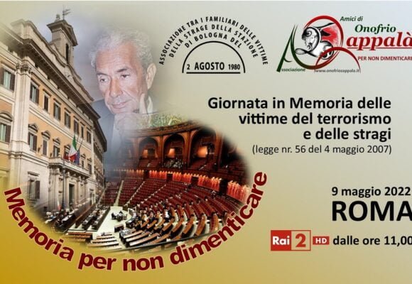 Giornata della Memoria Vittime del terrorismo – ROMA 9 Maggio 2022