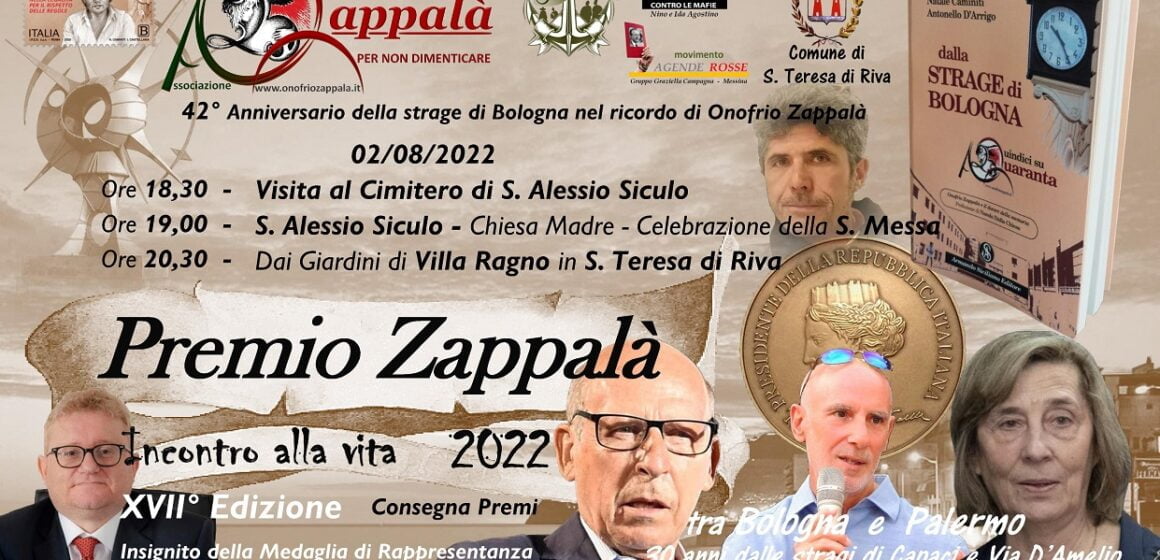 Presentazione eventi e Premio Zappalà 2022