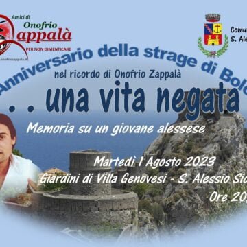 Promo S. Alessio - Sito . . . una vita negata. Memoria su un giovane alessese.