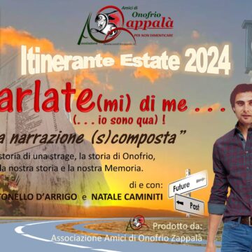 PR_uff_1 -ridotto Itinerante Estate 2024 – Parlate(mi) di me . . . (io sono qua) !